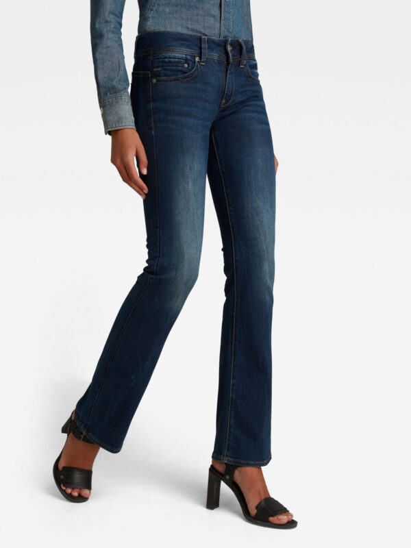 Midge Bootcut Jeans - Donkerblauw - Dames